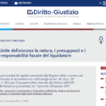 Le Sezioni Unite definiscono la natura, i presupposti e i limiti della responsabilità fiscale del liquidatore (nota a Cass. SSUU 32790/2023)